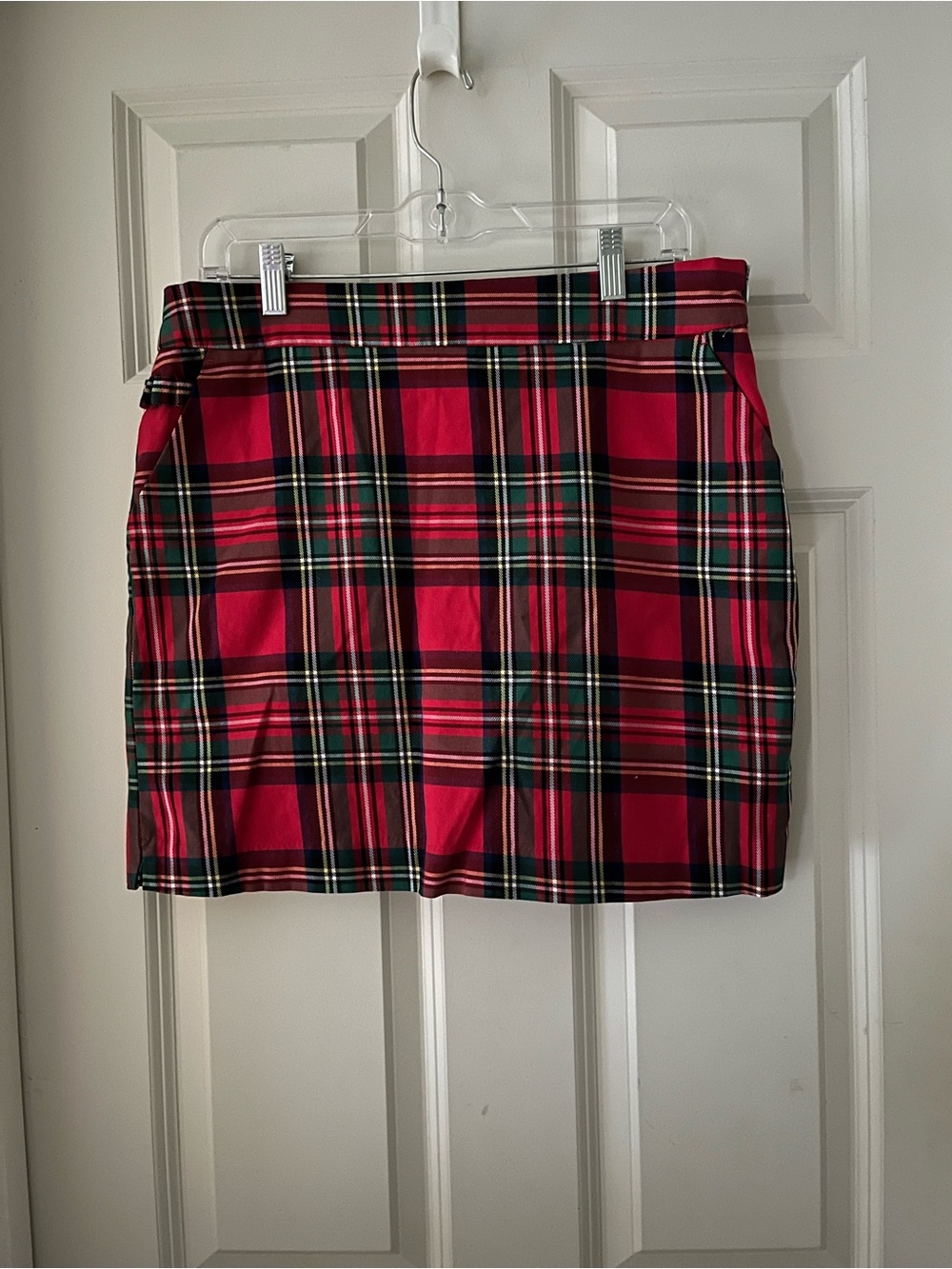 Women’s Royal and Awesome Golf
Skort Royal Stewart Red Tartan pockets preppy 10